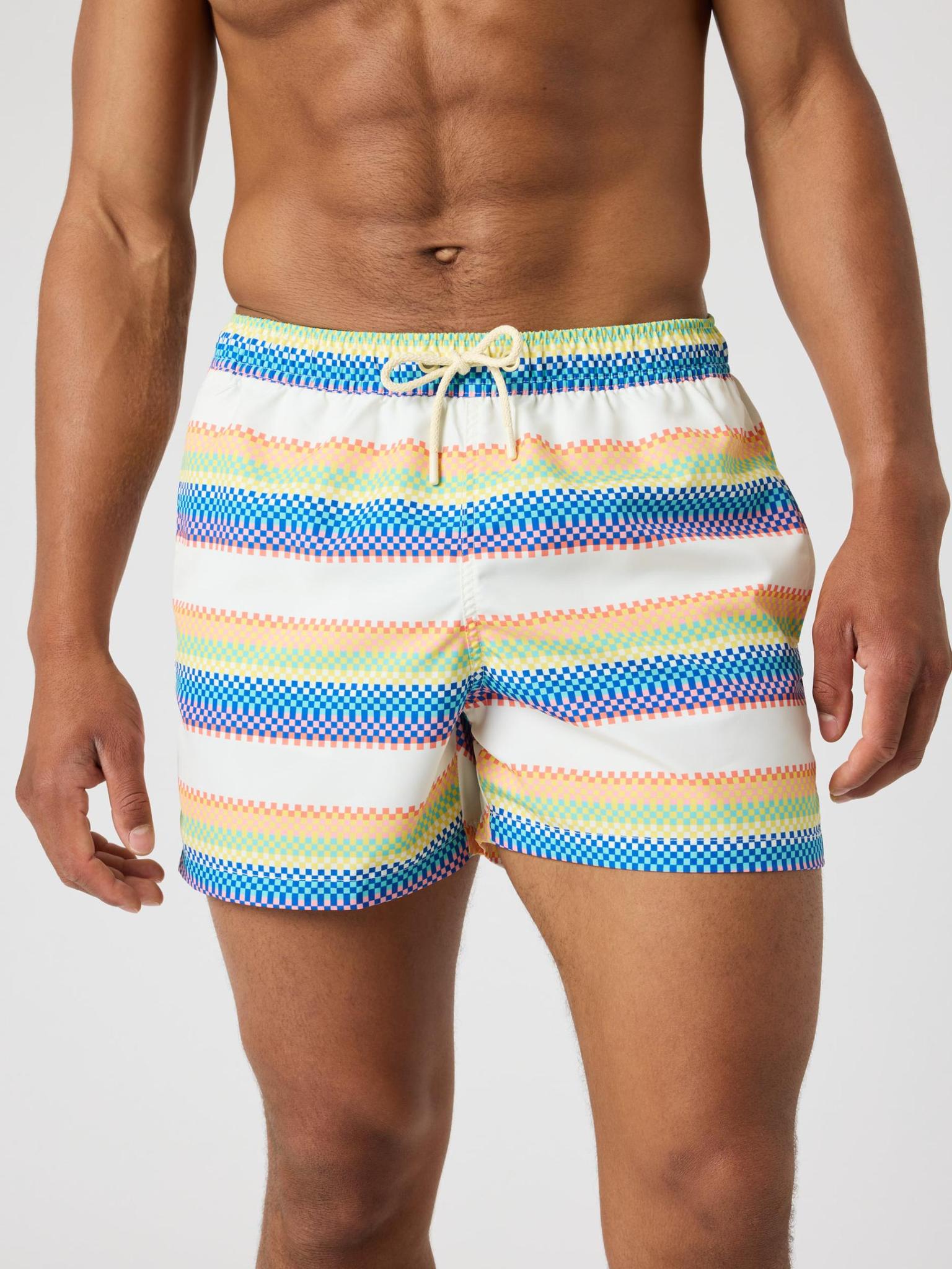 BJÖRN BORG Borg Print Swim Shorts BB Pixel Stripe 1