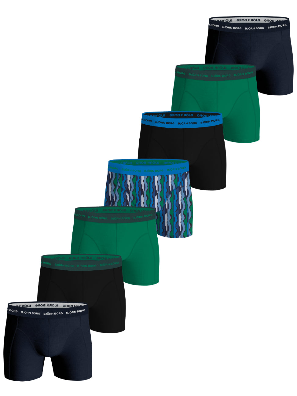 BJÖRN BORG Cotton Stretch Boxer 7p Multipack 1