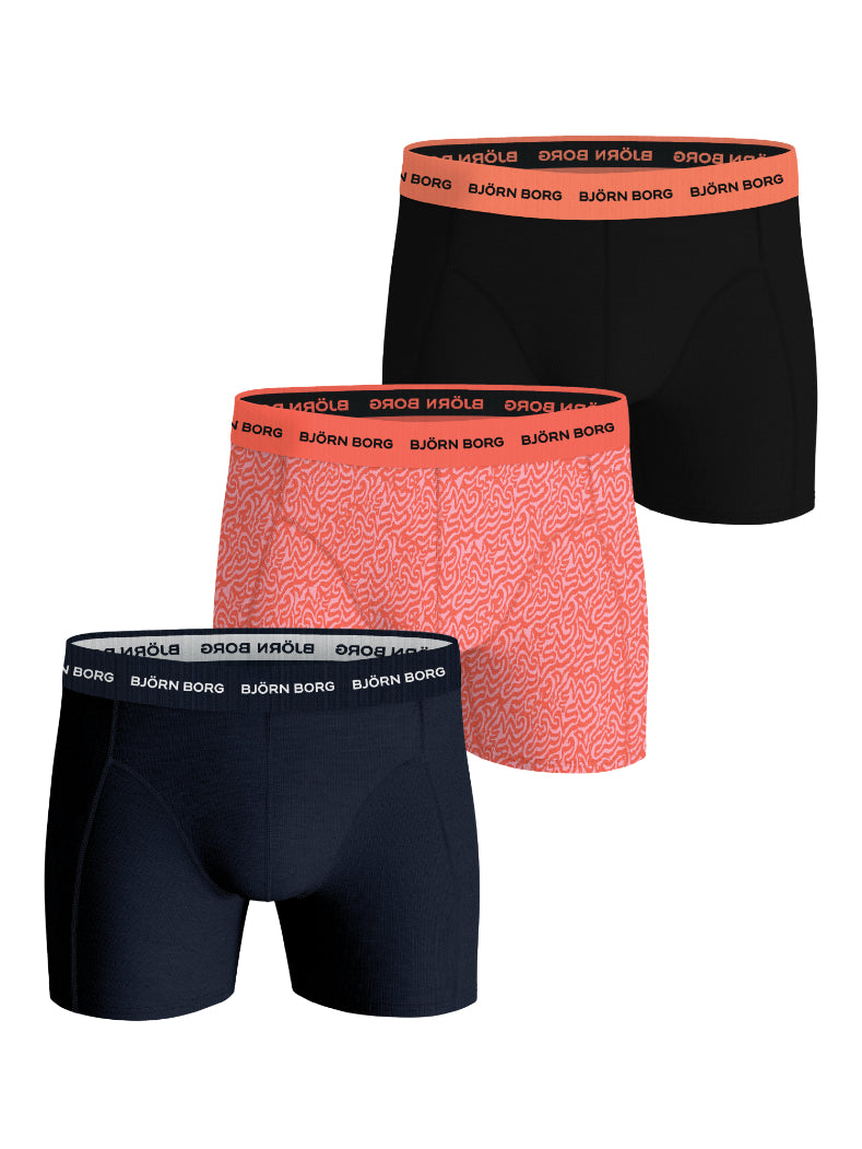 BJÖRN BORG Cotton Stretch Boxer 3p Multipack 3 (MP003)