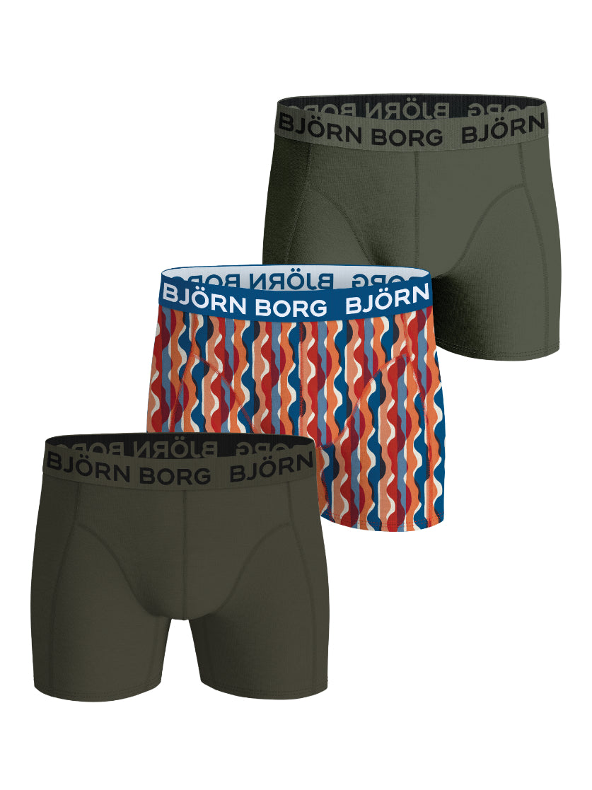 BJÖRN BORG Cotton Stretch Boxer 3p Multipack 6