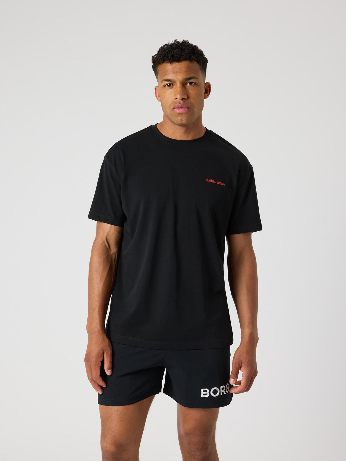 BJÖRN BORG Borg Gym Pride Oversized T-shirt Black Beauty