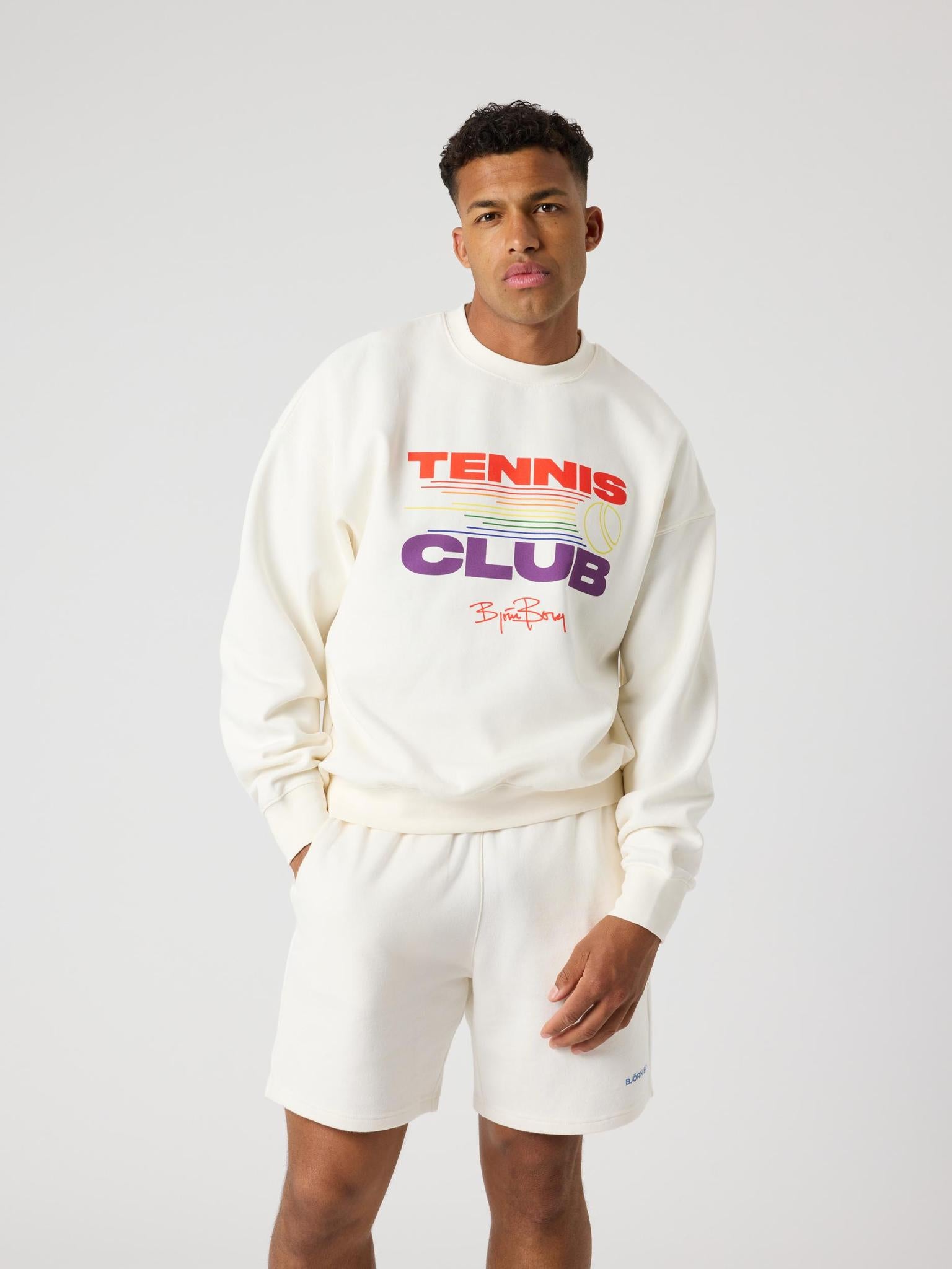 BJÖRN BORG Borg Oversized Pride Sweatshirt Tofu
