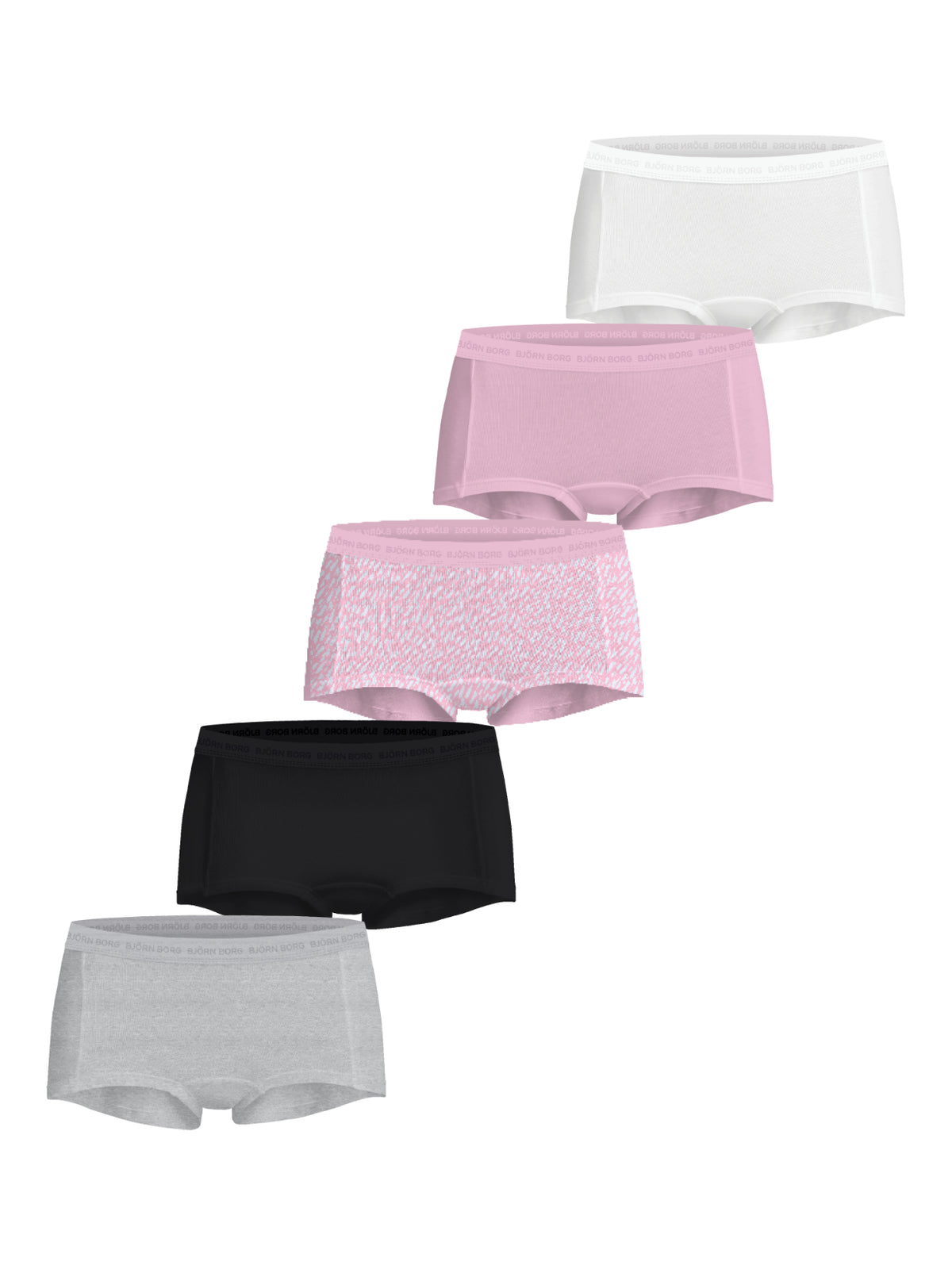 BJÖRN BORG Everyday Cotton Boxer Shorts 5p Multipack 1 (MP001)