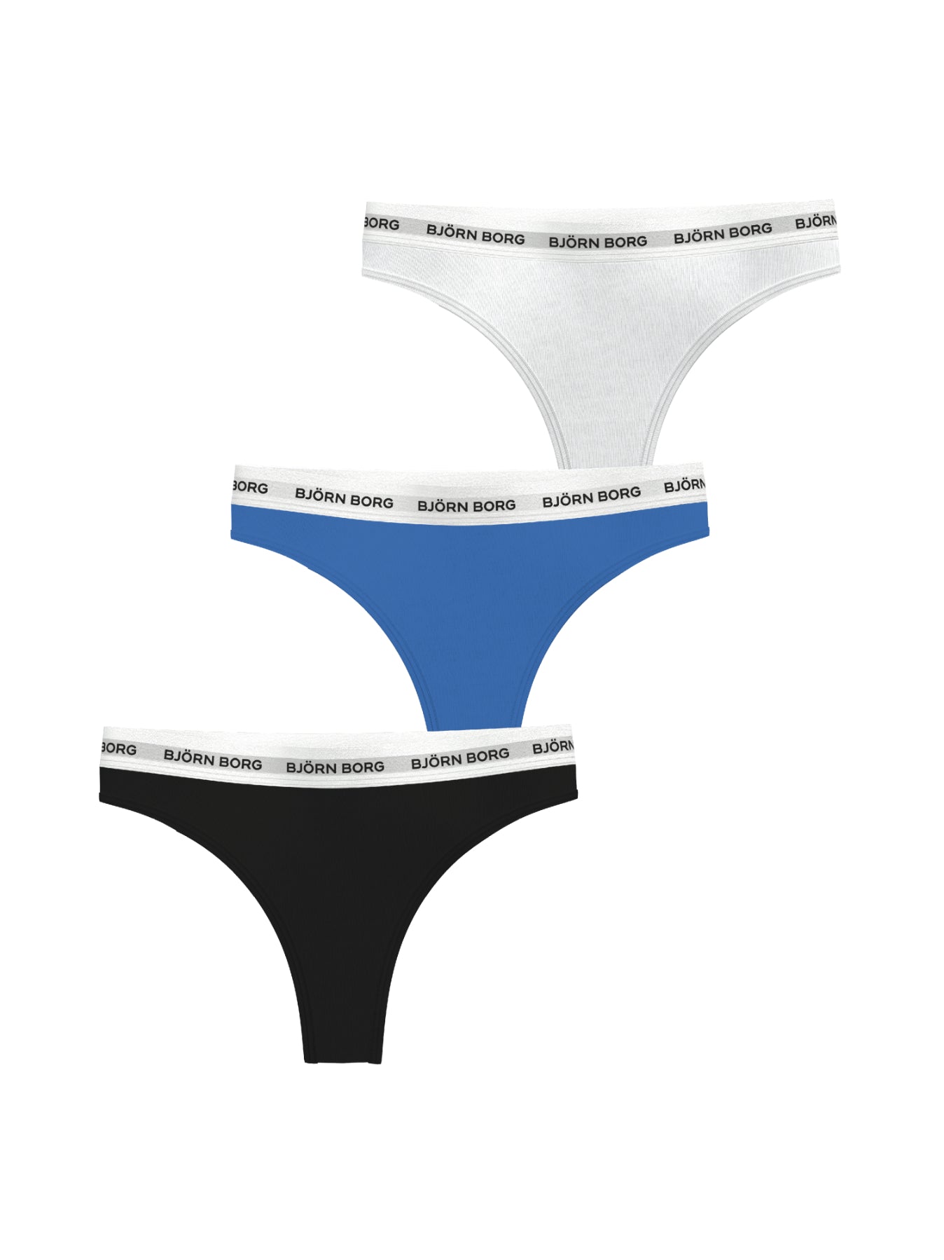 BJÖRN BORG Logo Thong 3p Multipack 1