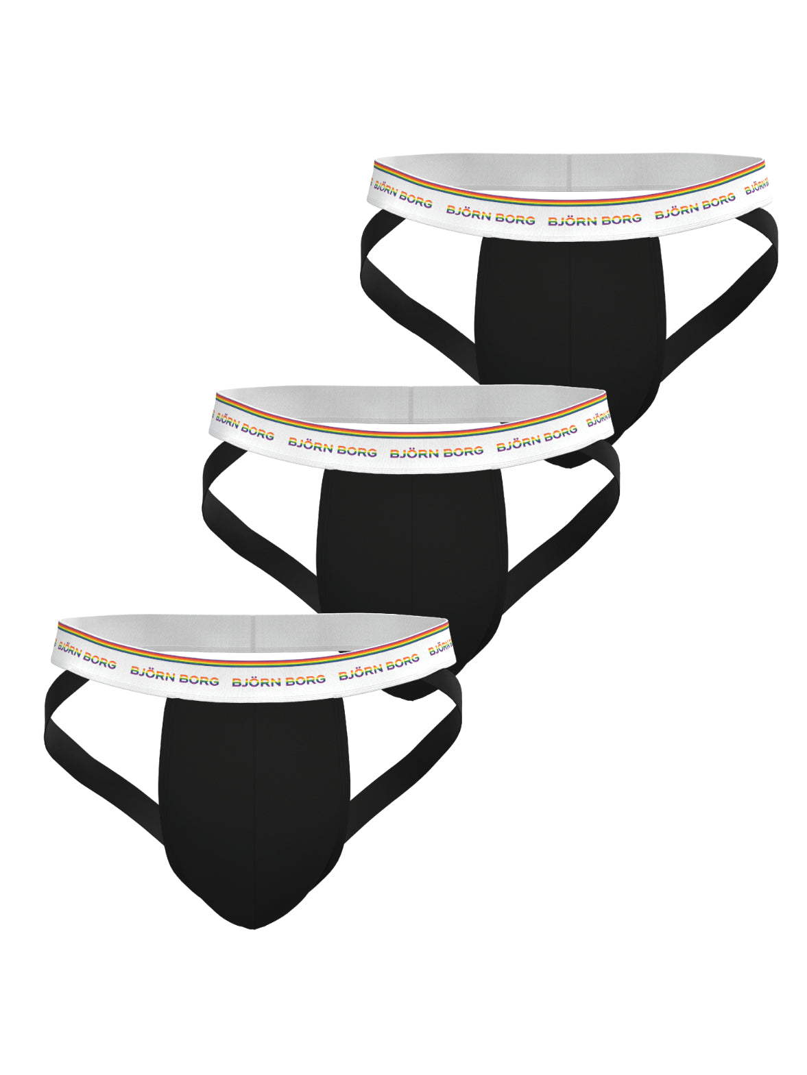 BJÖRN BORG Cotton Stretch Jock Strap 3p Multipack 1