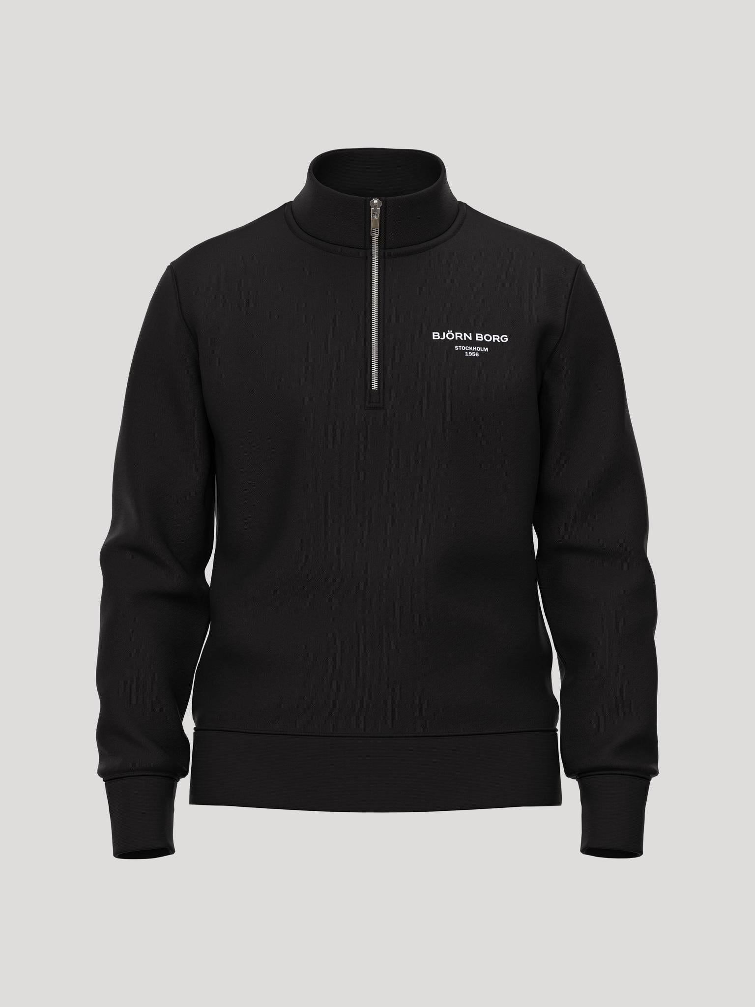 BJÖRN BORG Borg Essential 1 Half Zip Black Beauty
