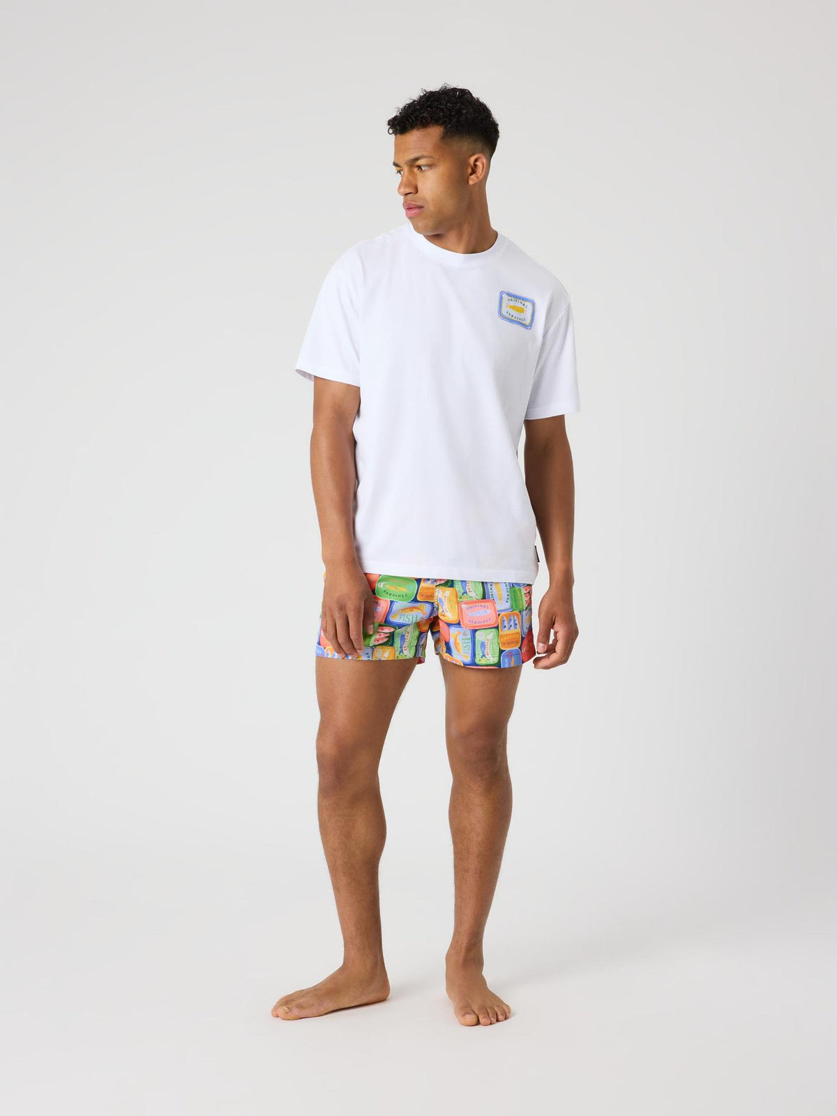 BJÖRN BORG Borg Heavy Jersey Printed T-shirt Brilliant White