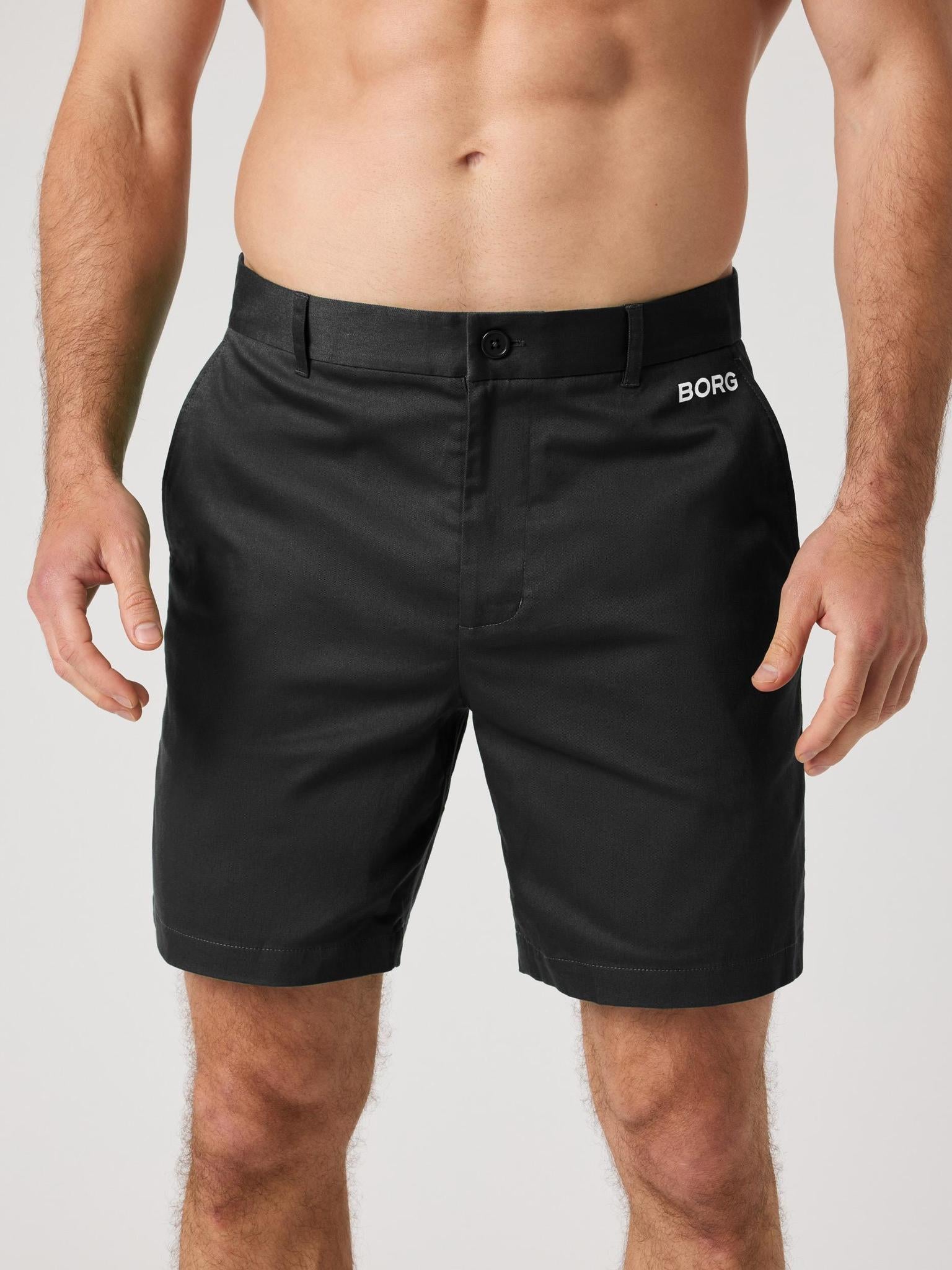 BJÖRN BORG Borg Course Chinos Shorts Black Beauty