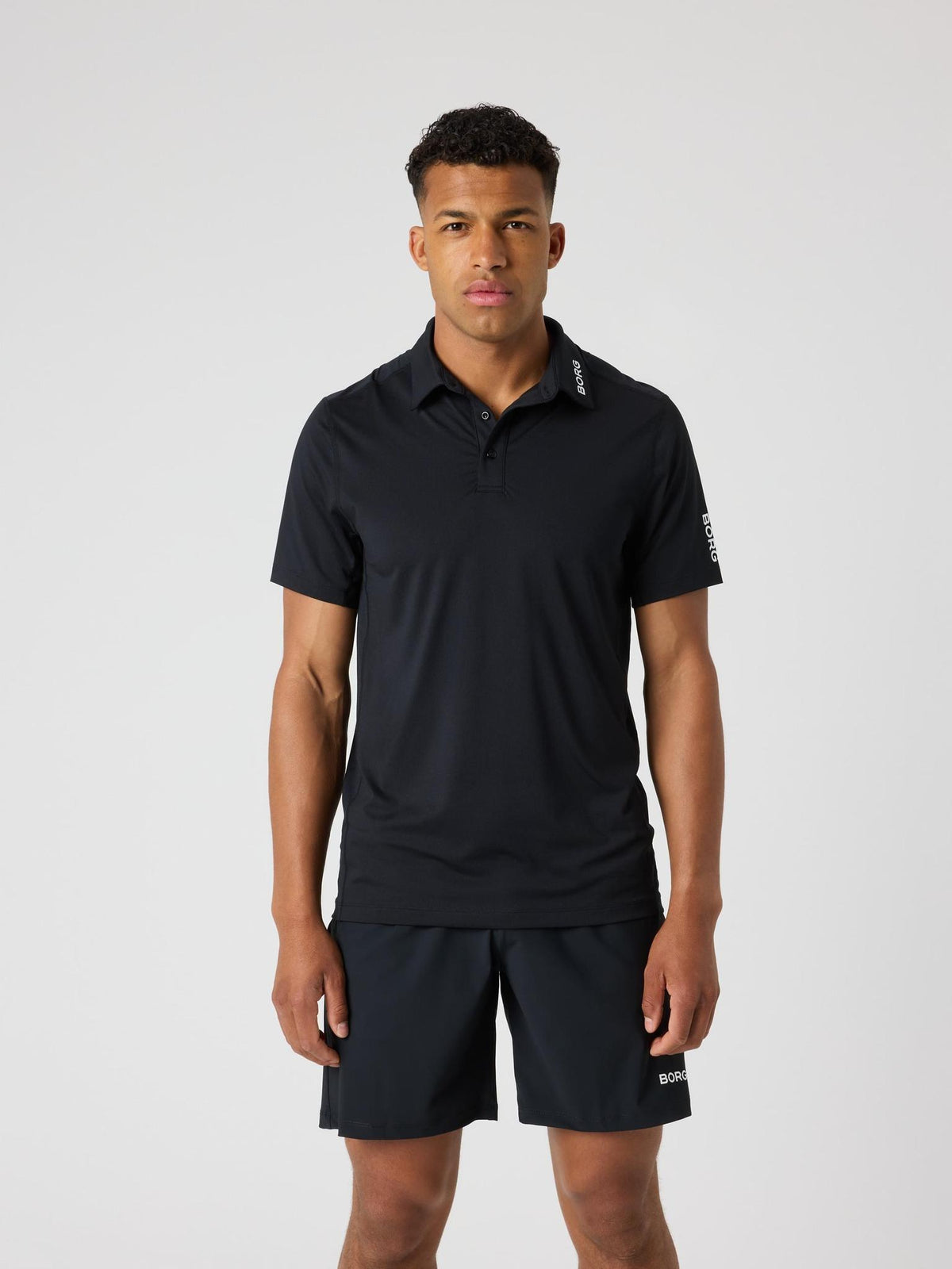 BJÖRN BORG Borg Course Polo Shirt Black Beauty