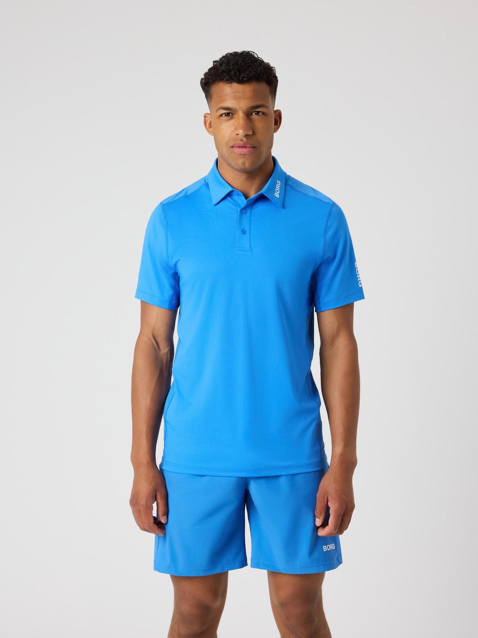 BJÖRN BORG Borg Course Polo Shirt Palace Blue