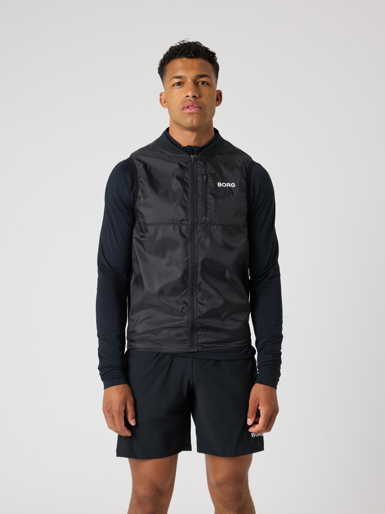BJÖRN BORG Borg Golf Vest Ripstop Black Beauty