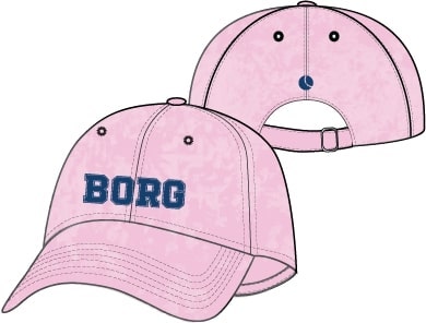 BJÖRN BORG Borg Washed Bold Logo Cap Pink Lady