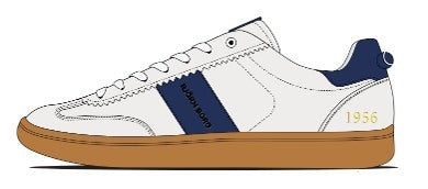 BJÖRN BORG Grace LT 56 Off White - Navy