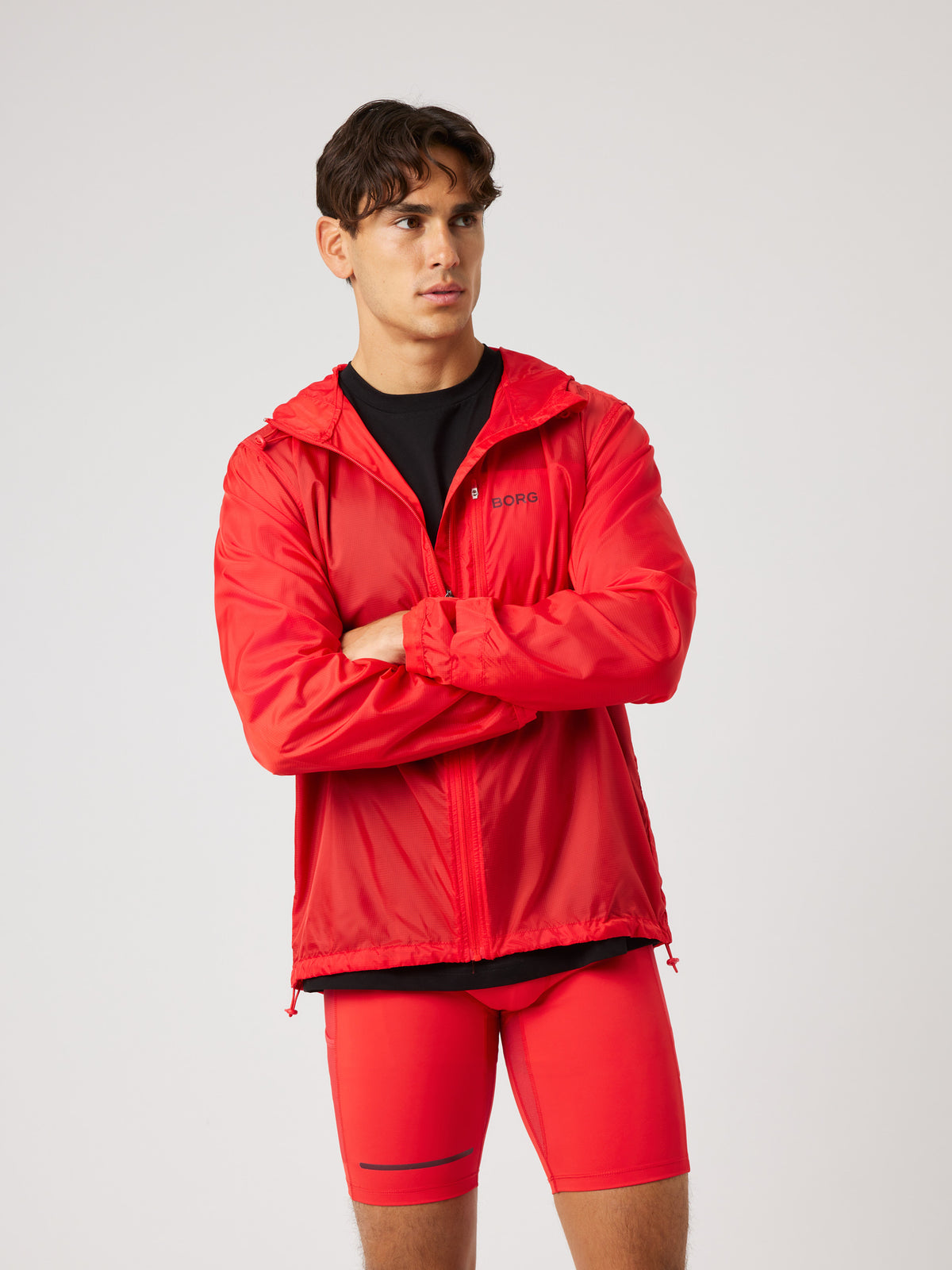 BJÖRN BORG Borg Performance Wind Jacket Flame Scarlet
