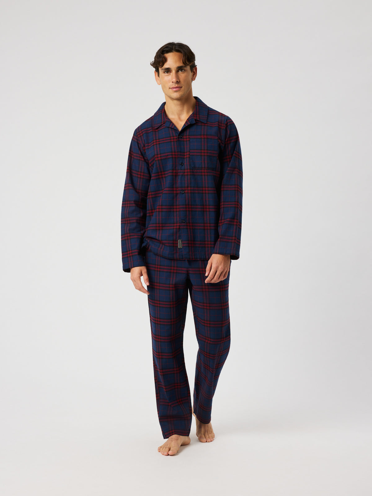 BJÖRN BORG Core Flannel Pyjama Pants BB Tri Tartan 2