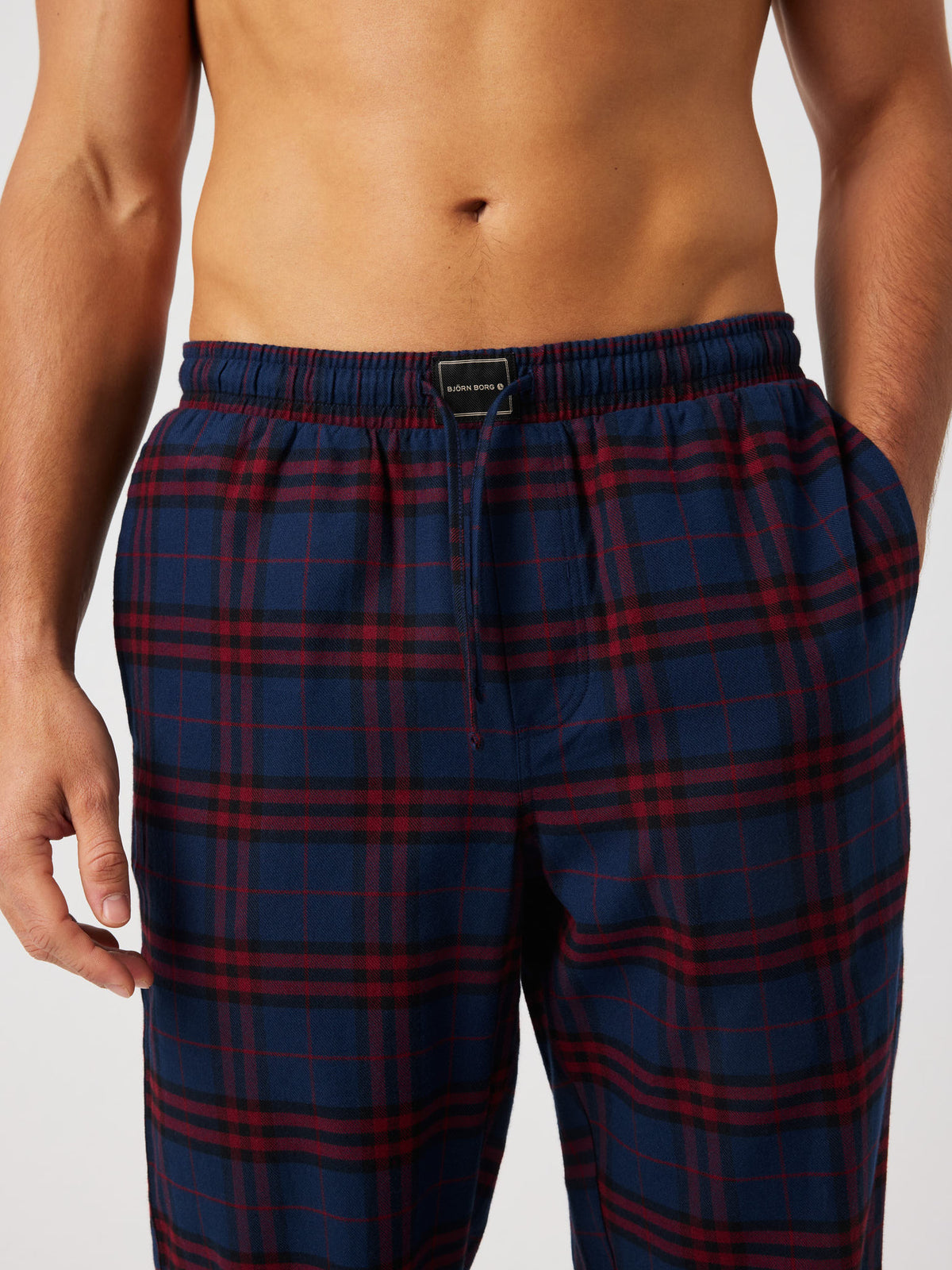 BJÖRN BORG Core Flannel Pyjama Pants BB Tri Tartan 2
