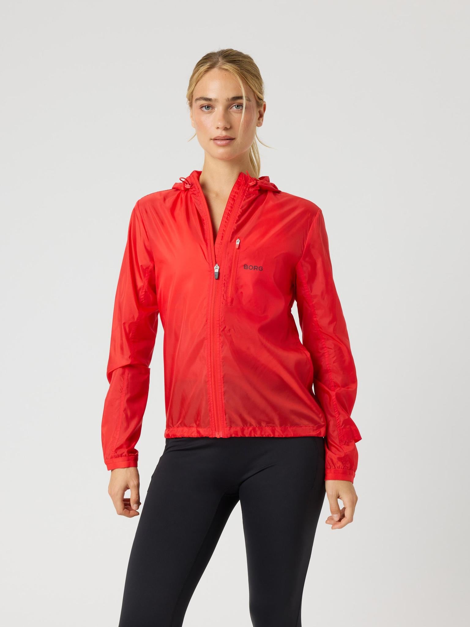 BJÖRN BORG Borg Performance Wind Jacket Flame Scarlet