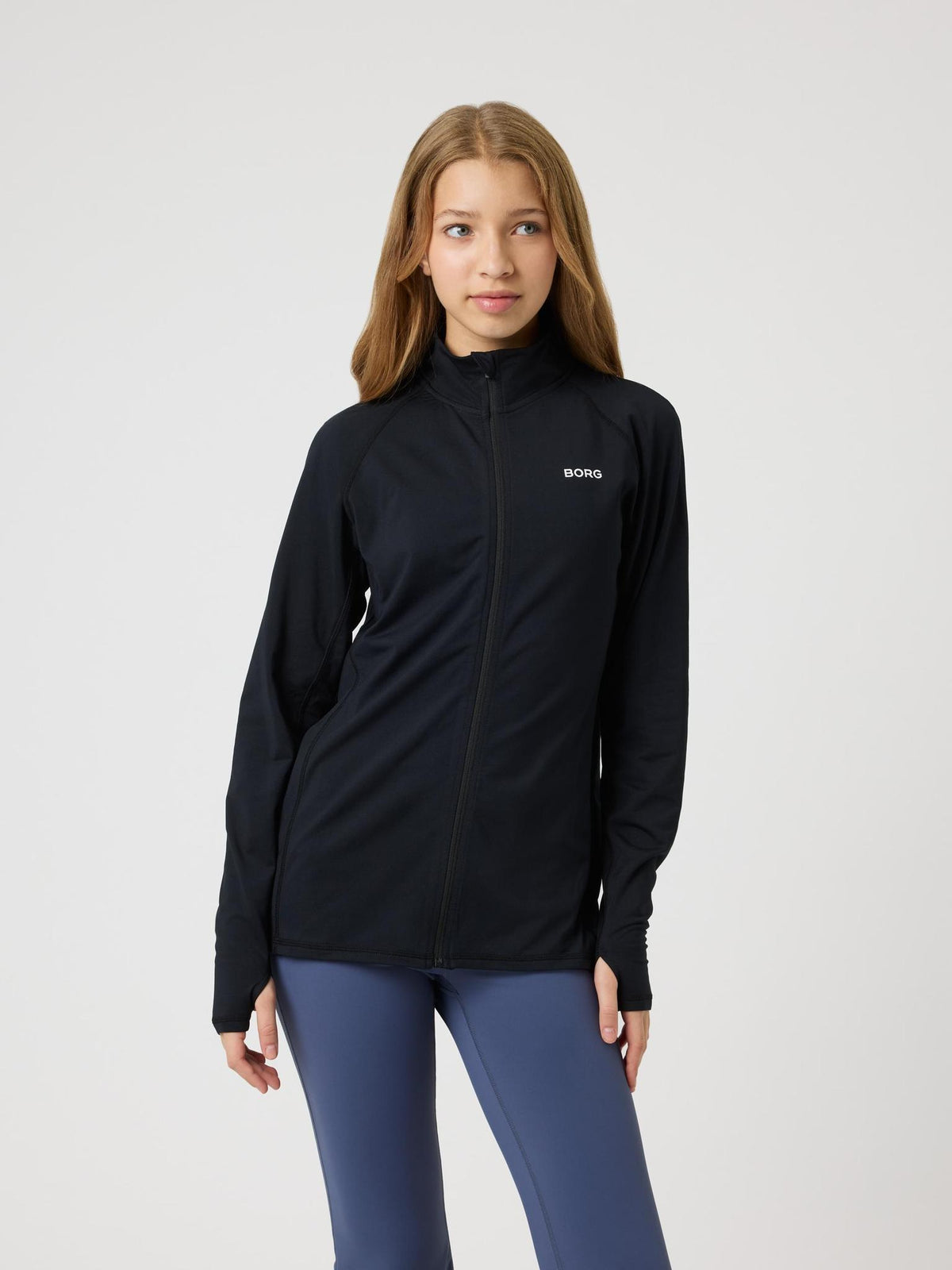 BJÖRN BORG Borg Full Zip Midlayer Black Beauty