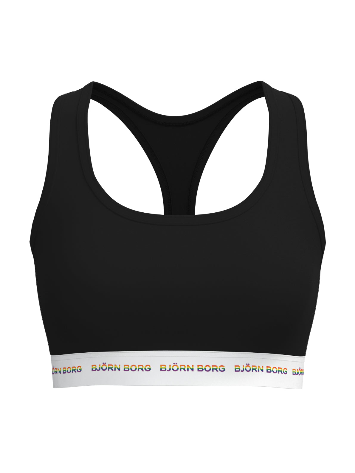 BJÖRN BORG Logo Soft Top Black Beauty