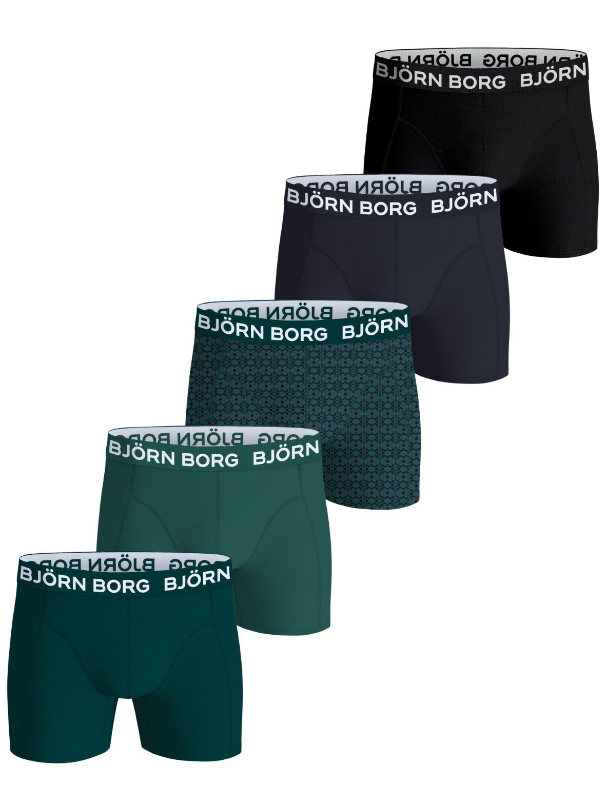 BJÖRN BORG Cotton Stretch Boxer 5p Multipack 3