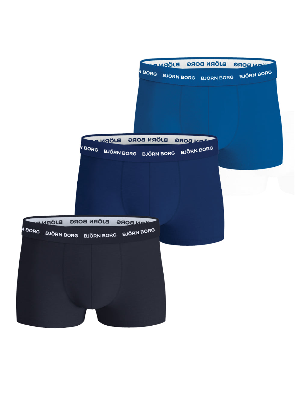 BJÖRN BORG Cotton Stretch Trunk 3p Multipack 1 (MP001)