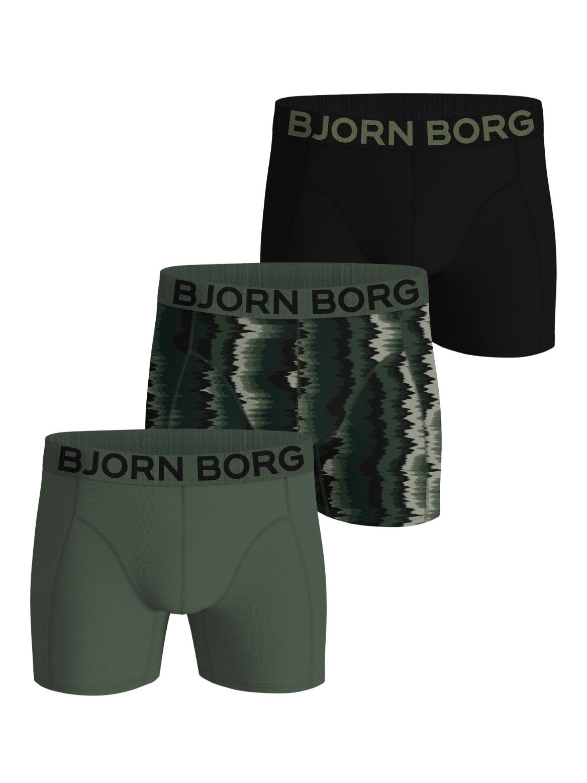 BJÖRN BORG Organic Cotton Stretch Boxer 3p Multipack 1