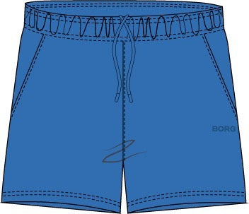 BJÖRN BORG Studio Jersey Shorts Palace Blue