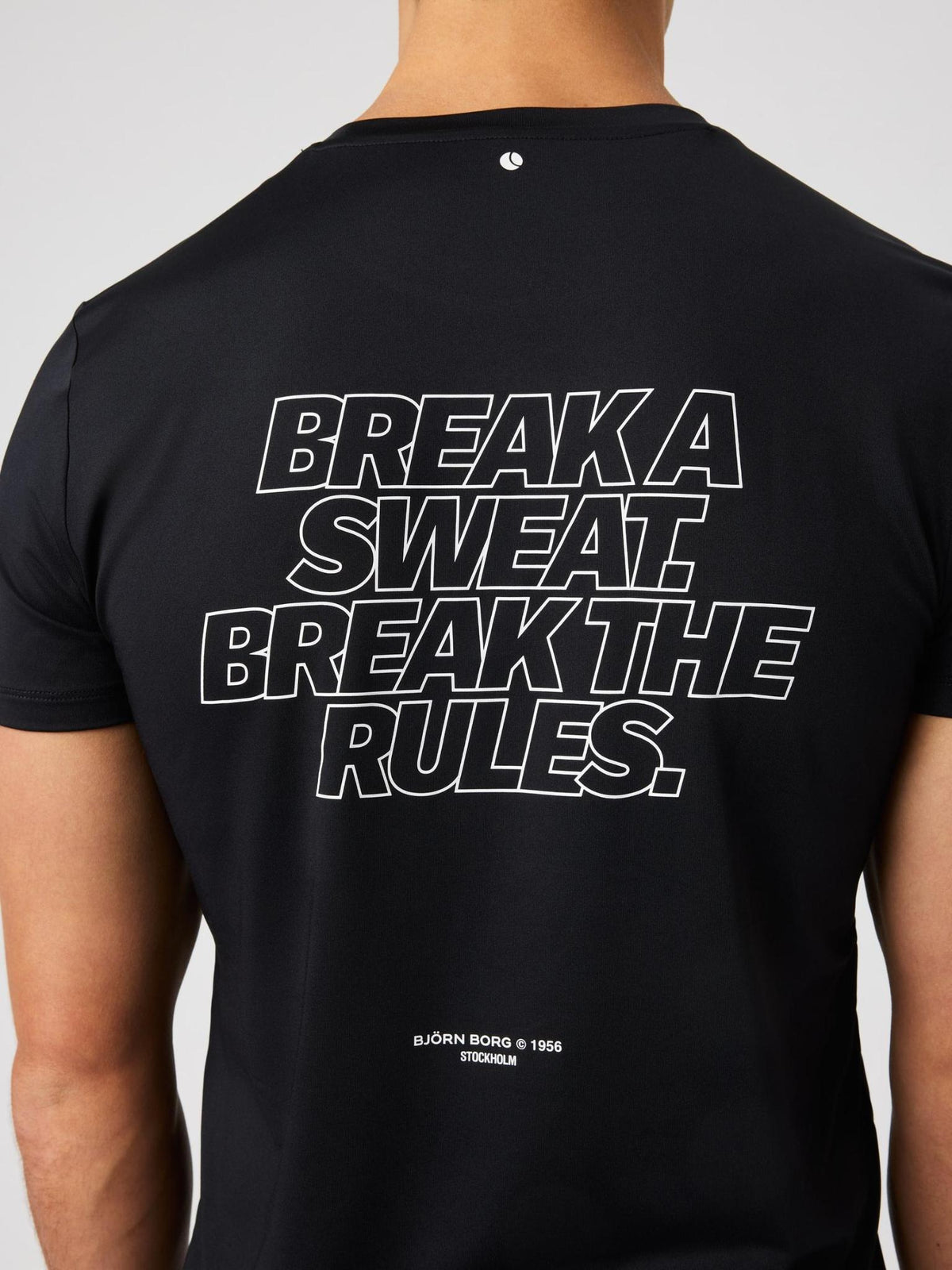 BJÖRN BORG Borg Graphic T-shirt Black Beauty
