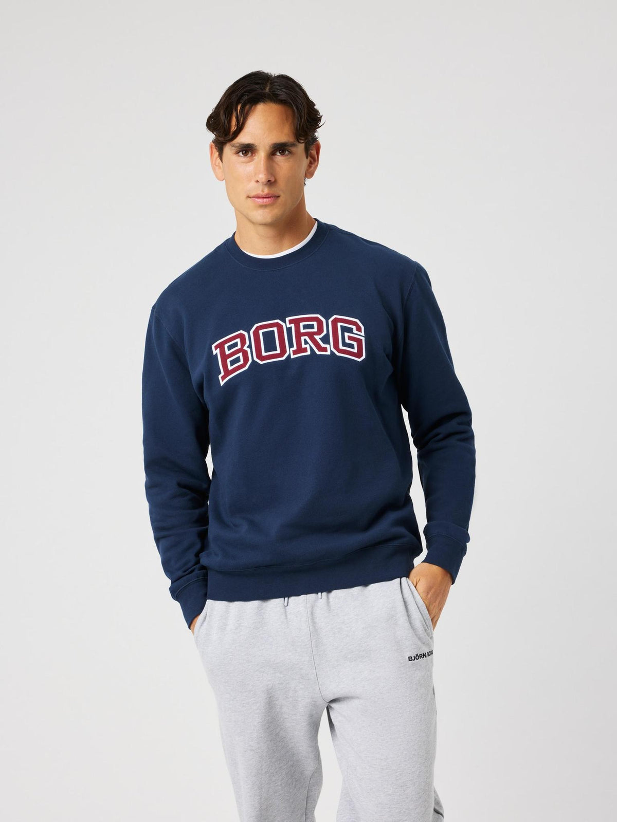 BJÖRN BORG Borg Classic Print Sweatshirt Dress Blues