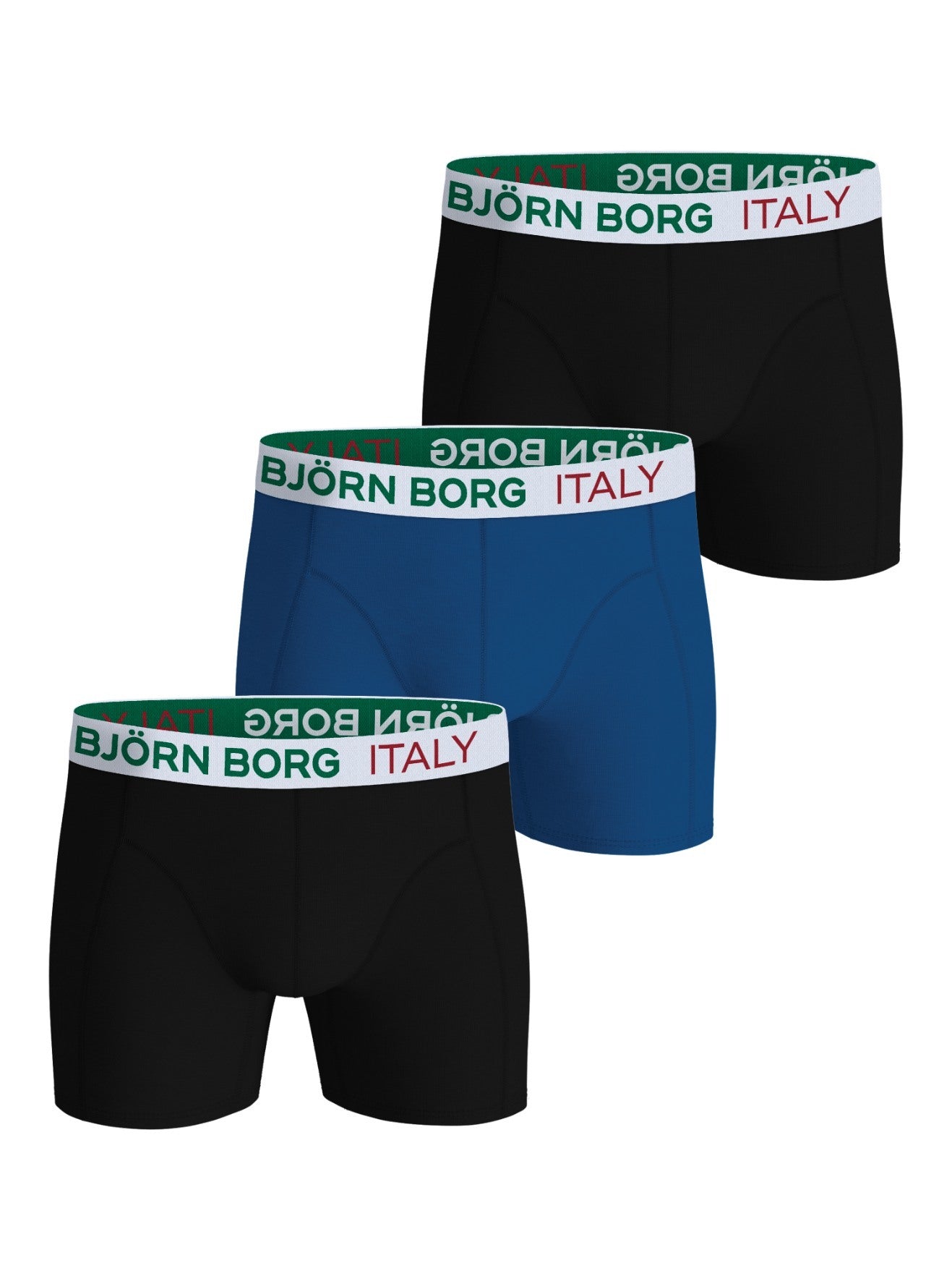 BJÖRN BORG Cotton Stretch Boxer Italy 3p Multipack 1