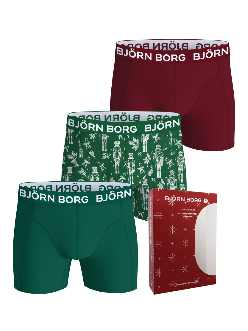 BJÖRN BORG Cotton Stretch Boxer 3p Multipack 1 (MP001)