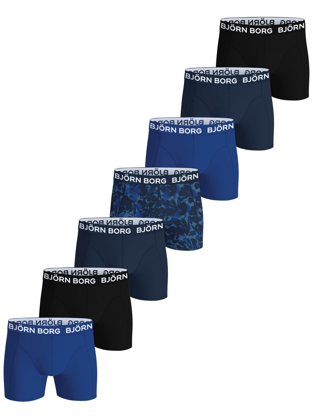 BJÖRN BORG Cotton Stretch Boxer 7p Multipack 1 (MP001)