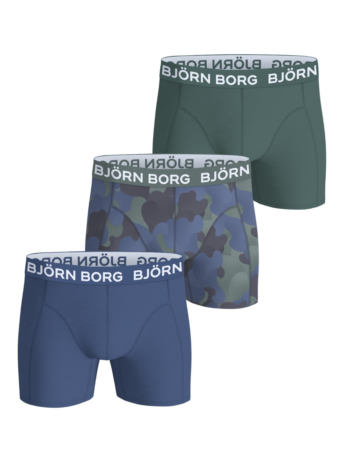 BJÖRN BORG Bamboo Cotton Blend Boxer 3p Multipack 1 (MP001)