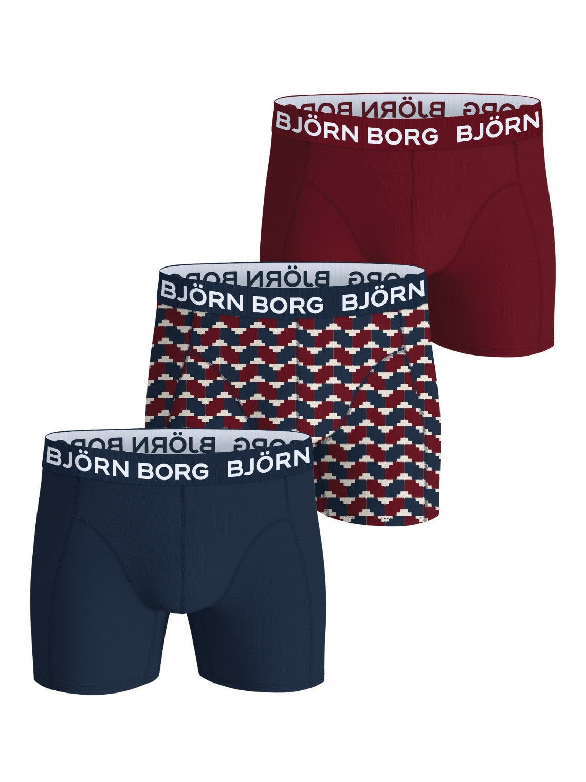 BJÖRN BORG Cotton Stretch Boxer 3p Multipack 2 (MP002)