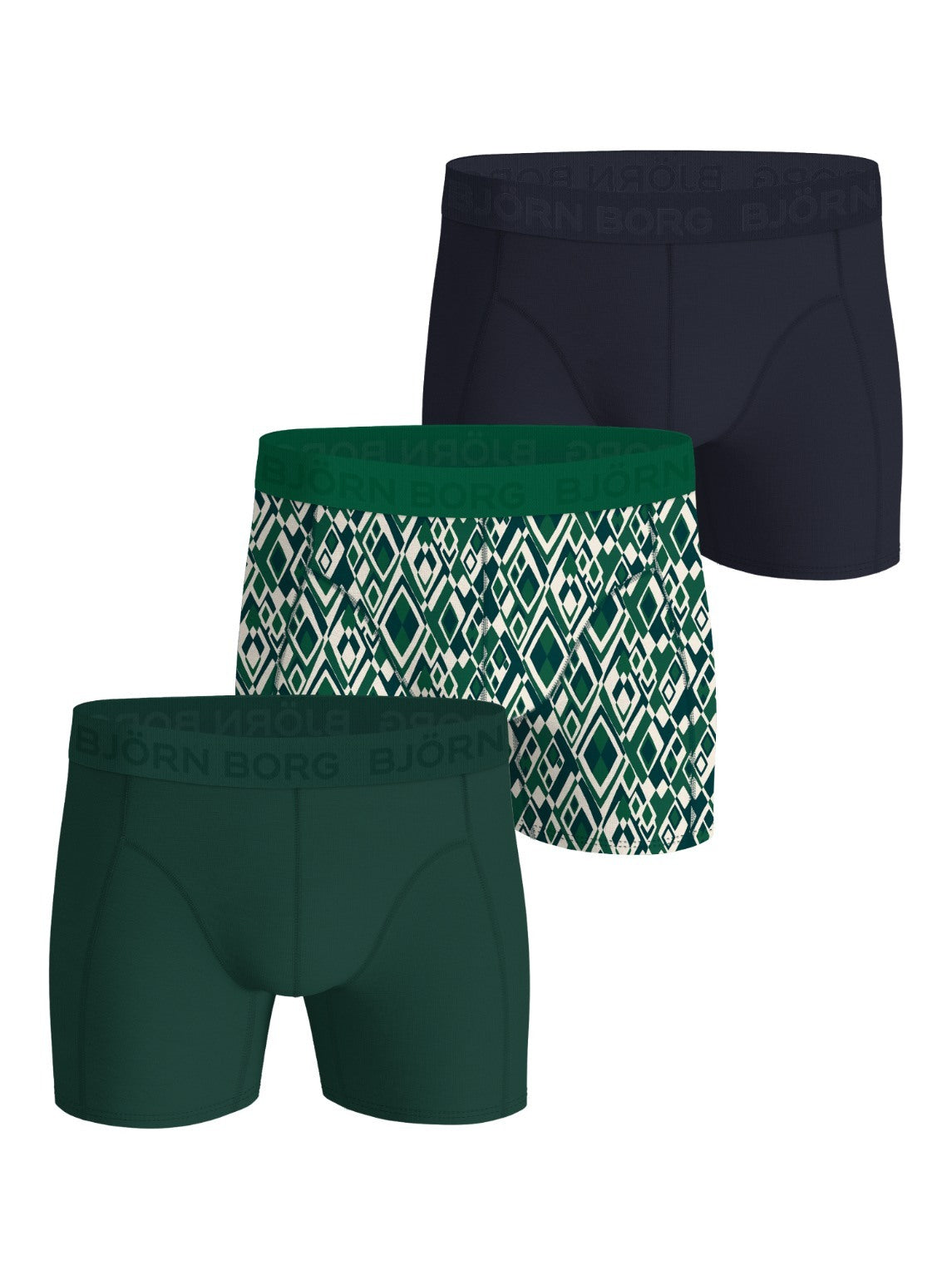 BJÖRN BORG Cotton Stretch Boxer 3p Multipack 3 (MP003)