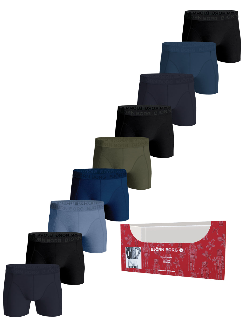 BJÖRN BORG Cotton Stretch Boxer 9p Multipack 2