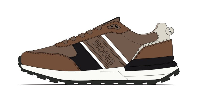 BJÖRN BORG Pace NU Cognac - Black