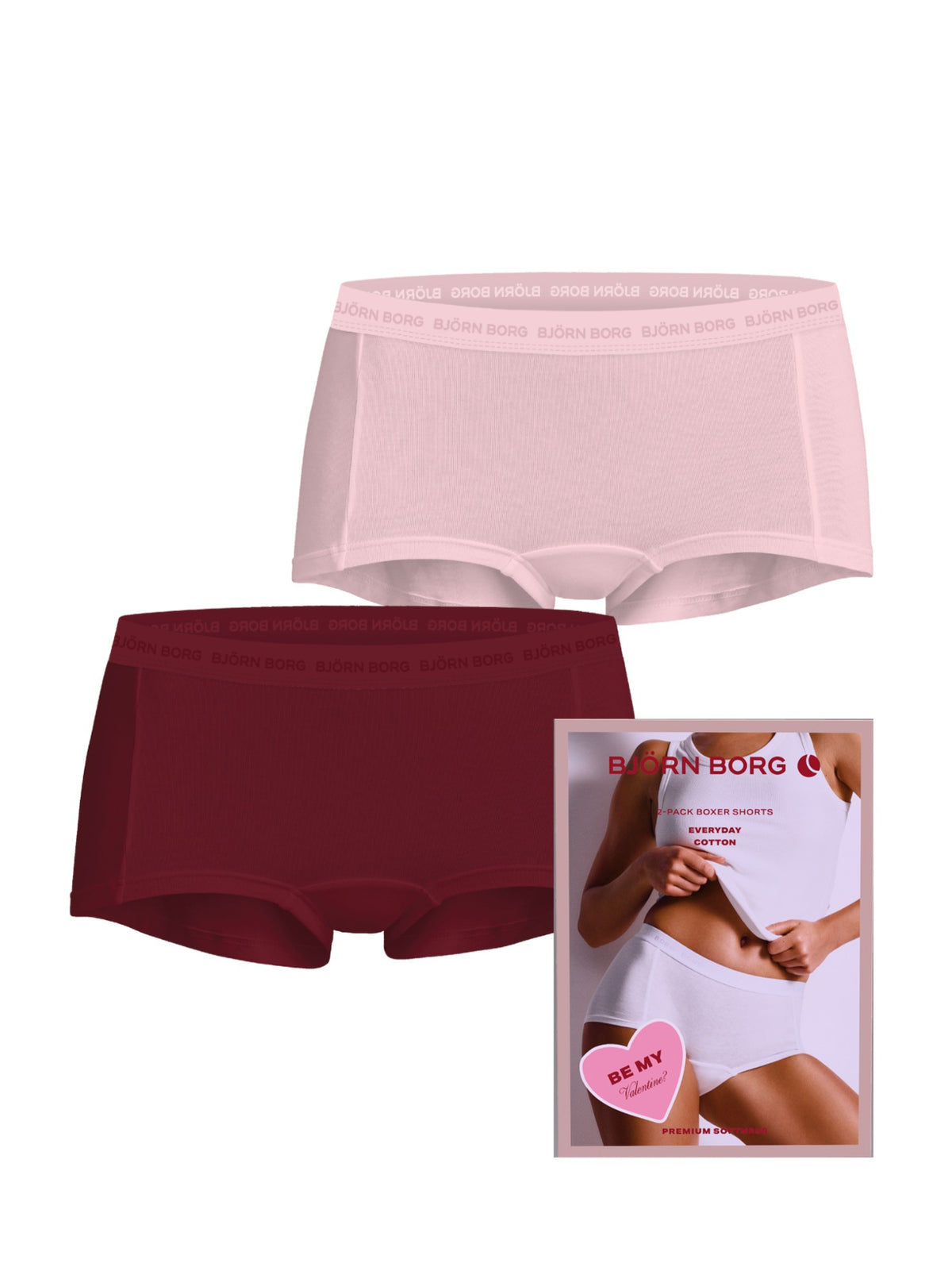 BJÖRN BORG Everyday Cotton Boxer Shorts 2p Multipack 1 (MP001)