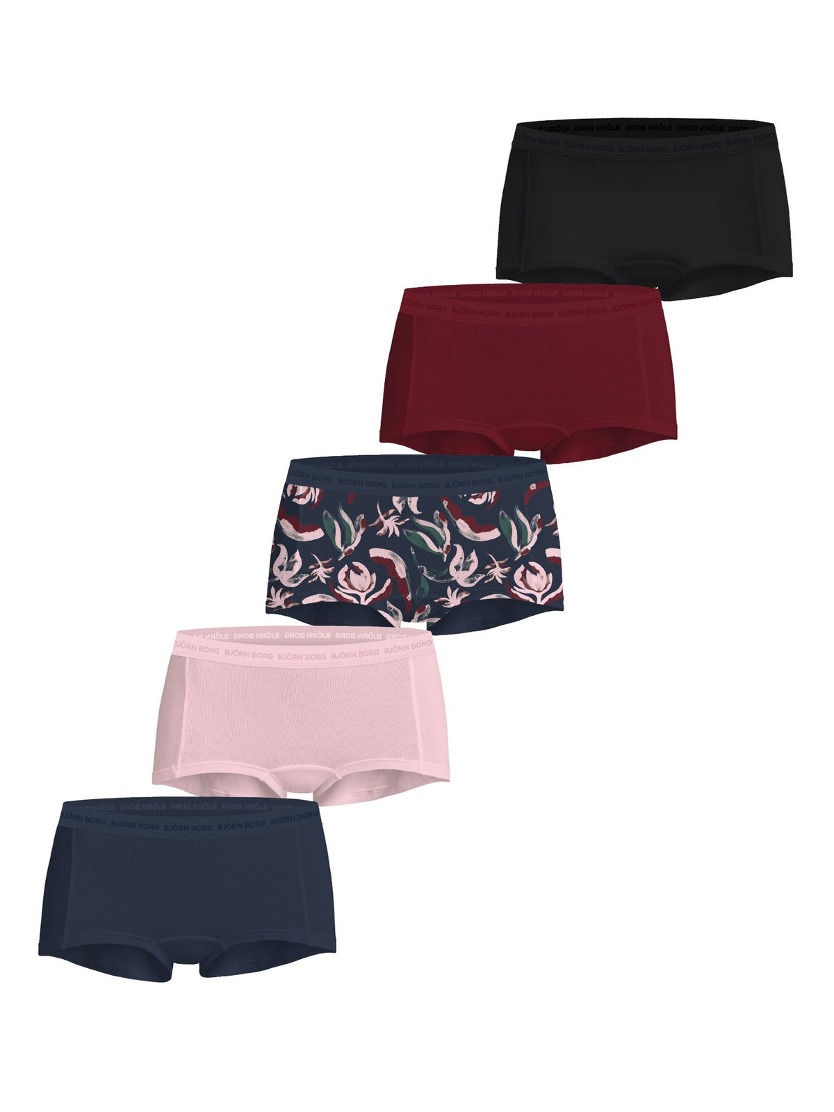 BJÖRN BORG Everyday Cotton Boxer Shorts 5p Multipack 1 (MP001)