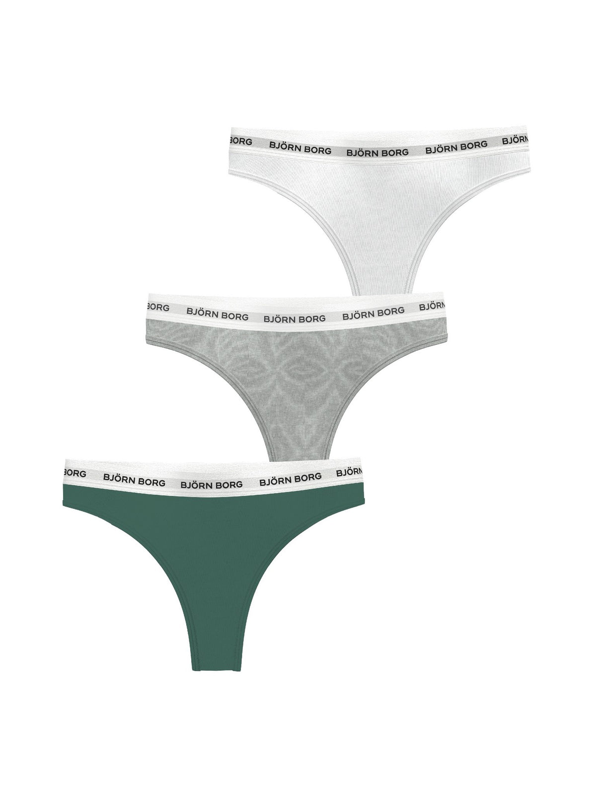 BJÖRN BORG Logo Thong 3p Multipack 1