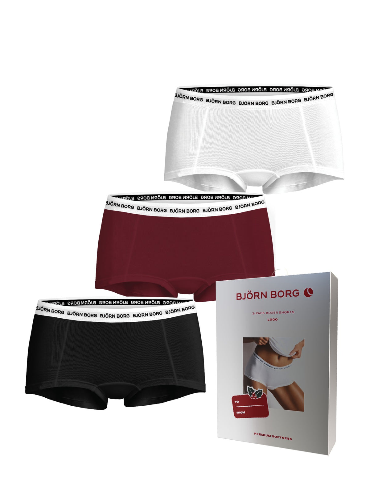 BJÖRN BORG Logo Boxer Shorts 3p Multipack 1 (MP001)