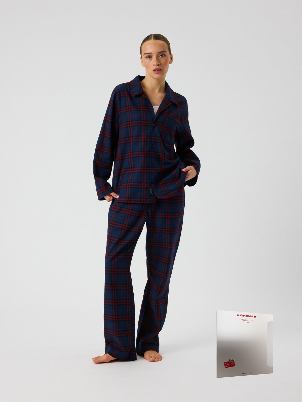 BJÖRN BORG Core Flannel Pyjama Set 2p BB Tri Tartan 2