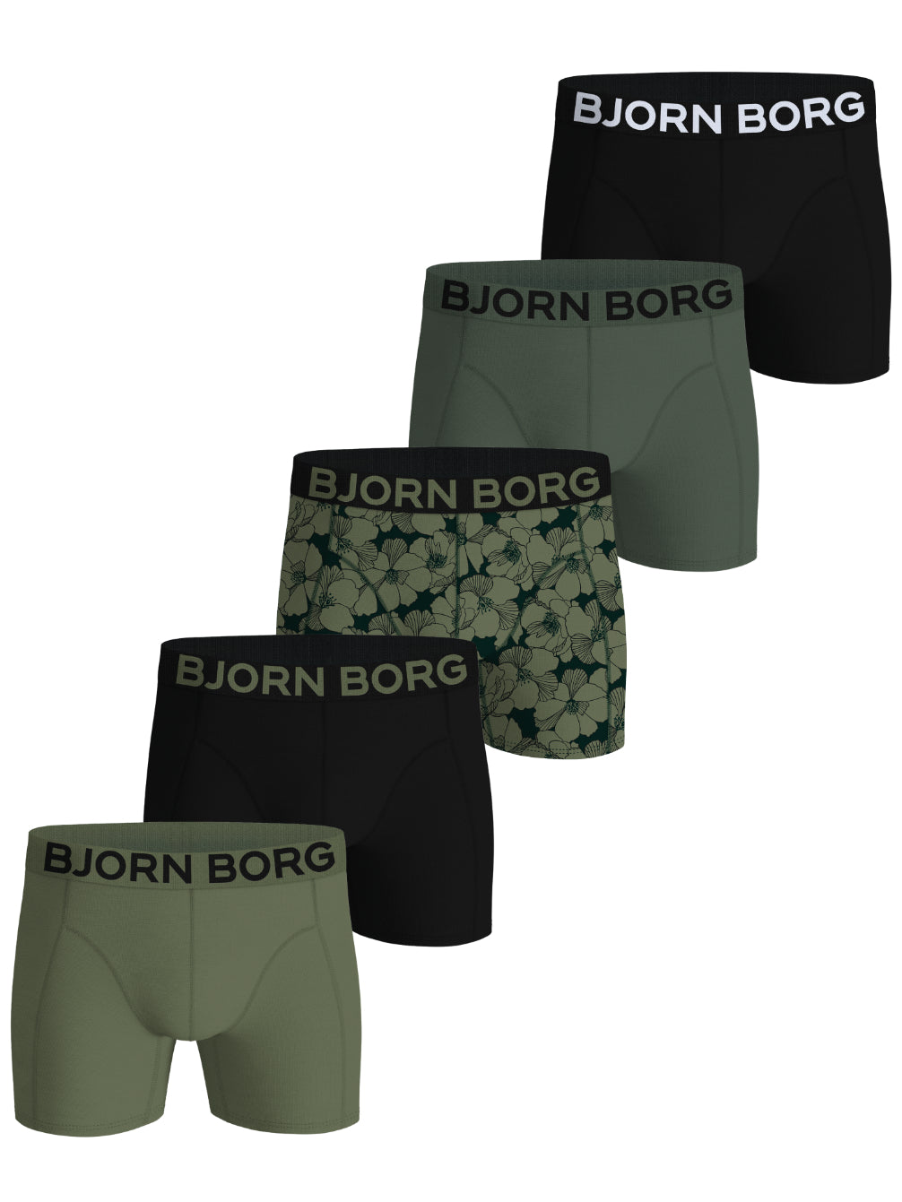 BJÖRN BORG Organic Cotton Stretch Boxer 5p Multipack 2