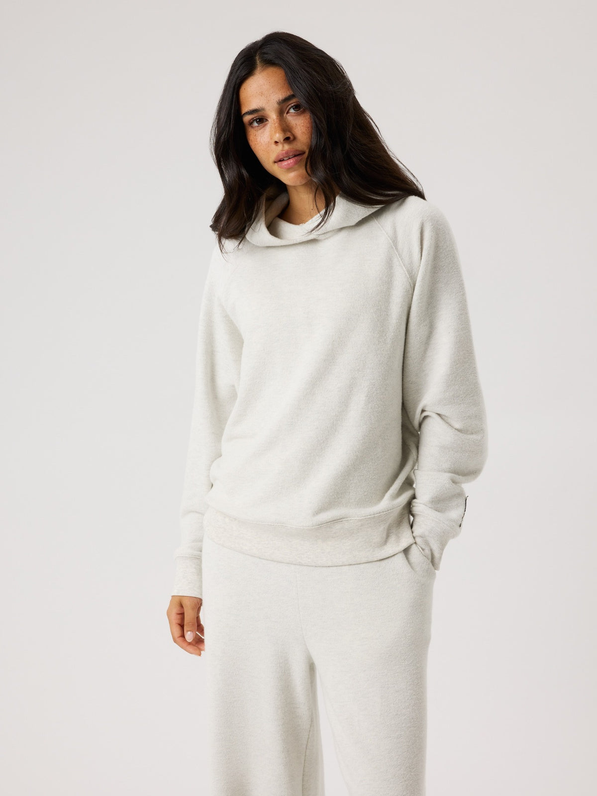 BJÖRN BORG Studio Heritage Hoodie Tofu Melange