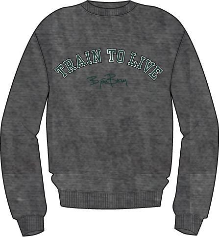 BJÖRN BORG Studio Oversized Sweatshirt Washed Out Black