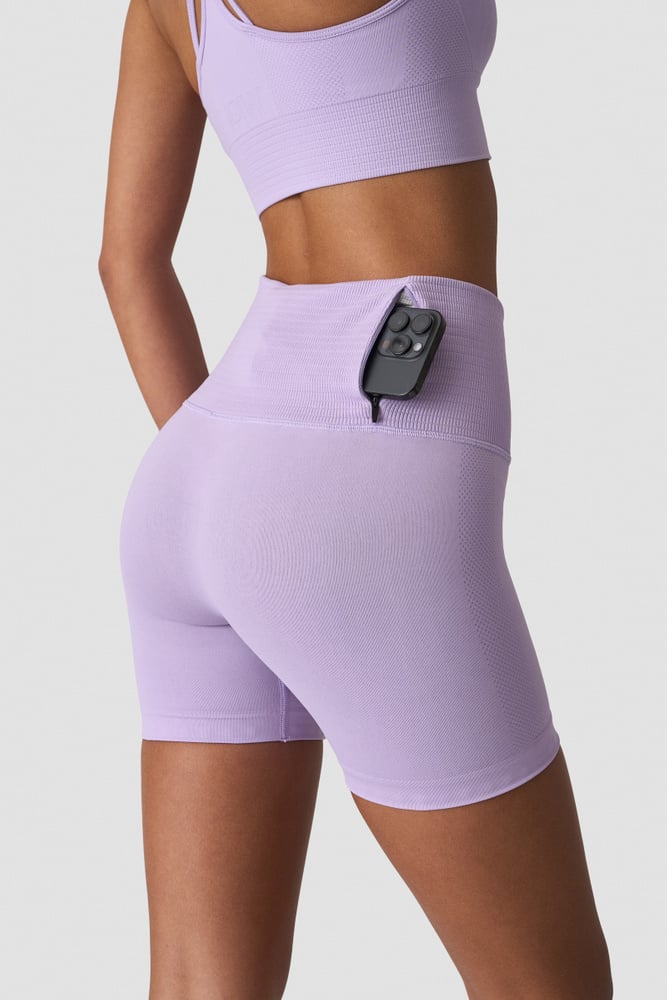 ICIW Define Seamless Pocket Shorts Pastel Lilac