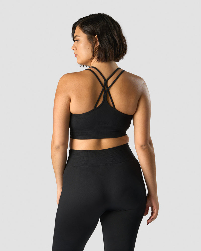 ICIW Define Seamless Sports Bra Black 10496