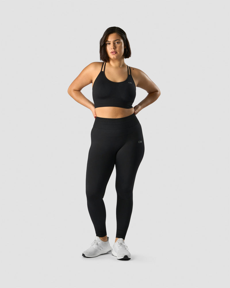 ICIW Define Seamless Sports Bra Black 10496