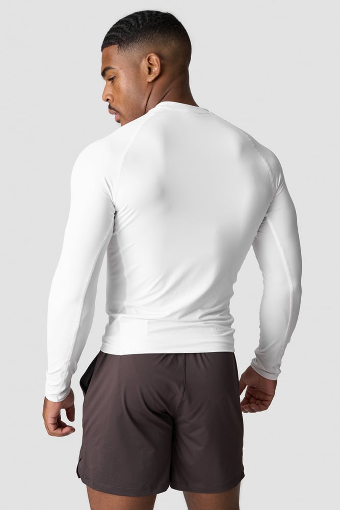 ICIW Stride Muscle Fit Long Sleeve Men White