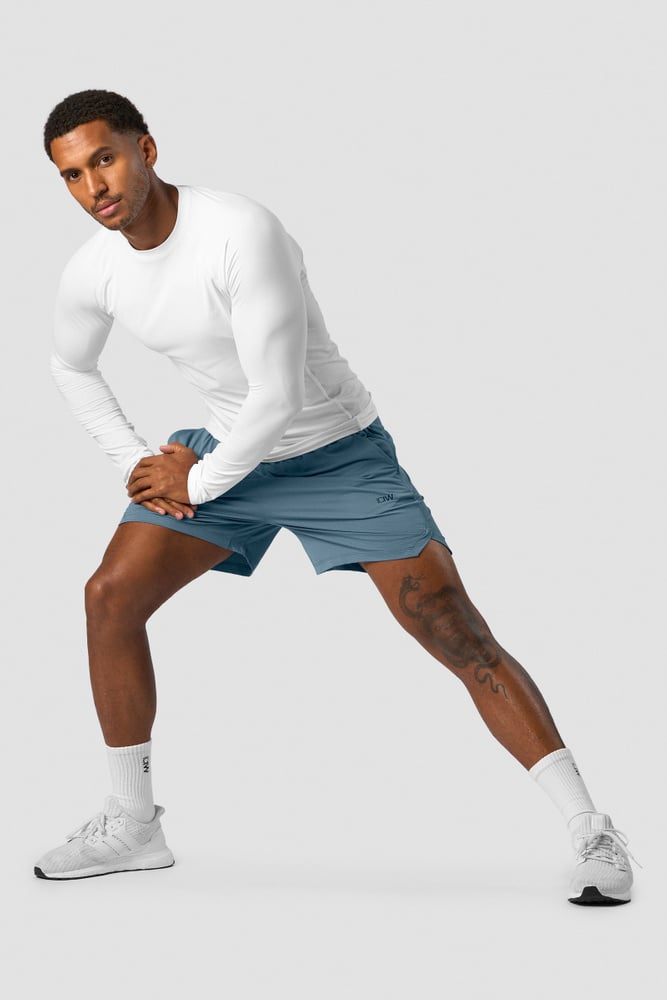 ICIW Stride Muscle Fit Long Sleeve Men White
